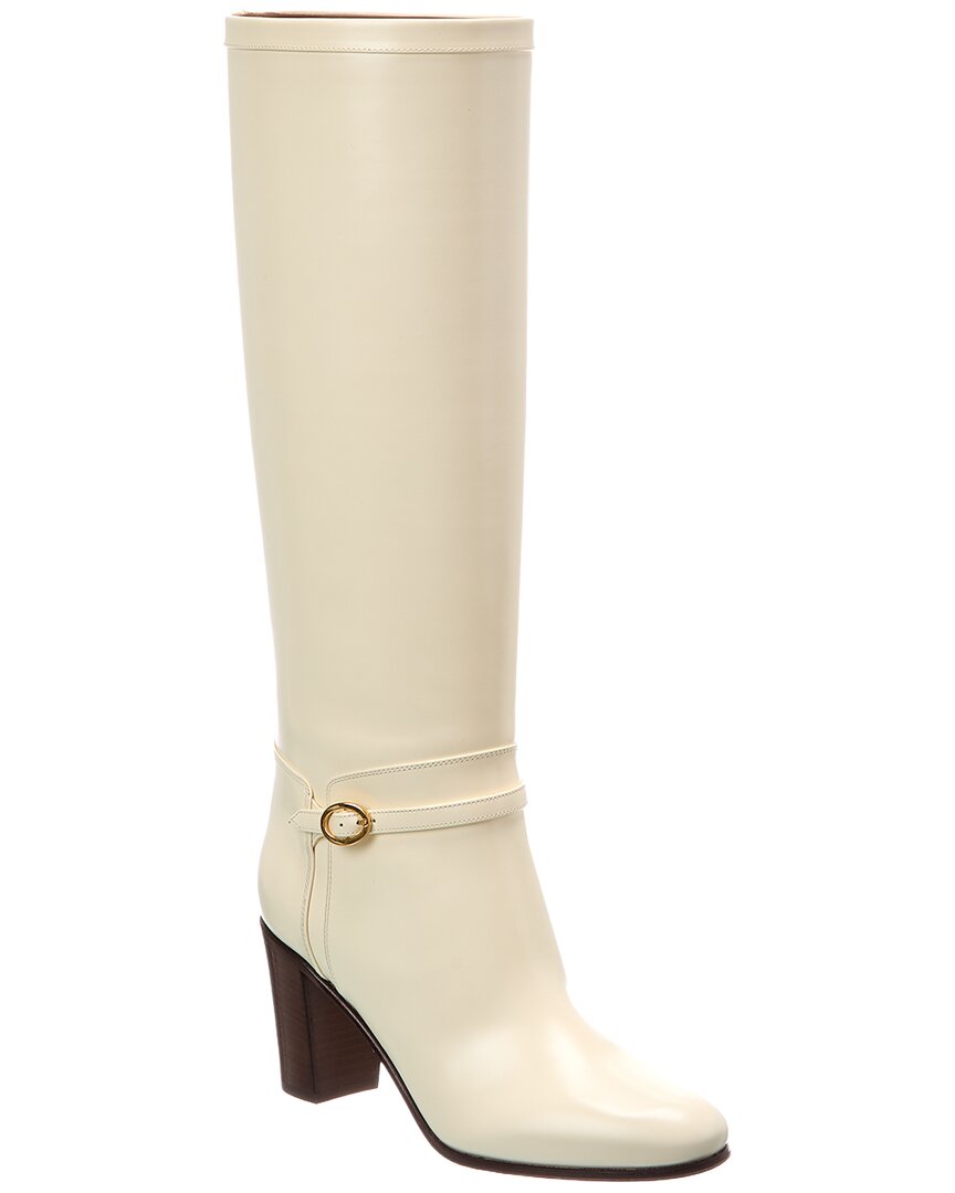 Valentino Pattie 75 Leather Knee-High Boot