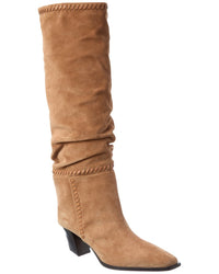 Jimmy Choo Hart Stitch 60 Suede Knee-High Boot
