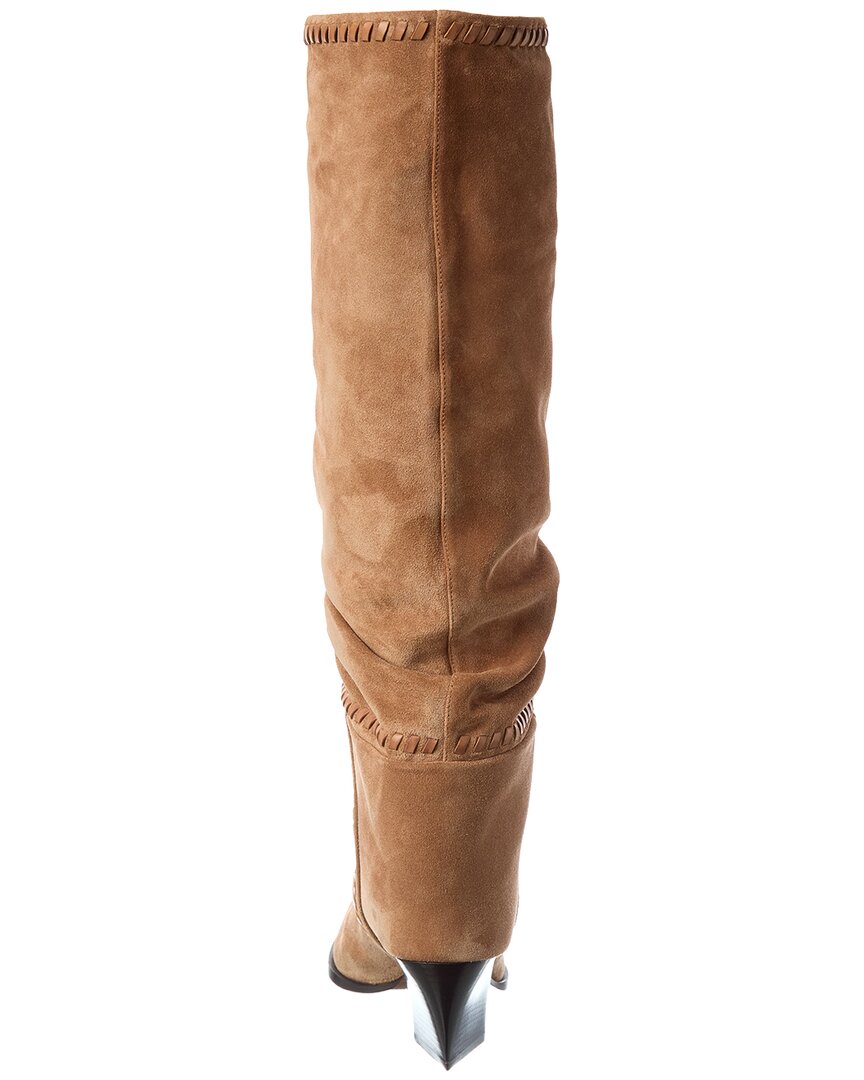 Jimmy Choo Hart Stitch 60 Suede Knee-High Boot