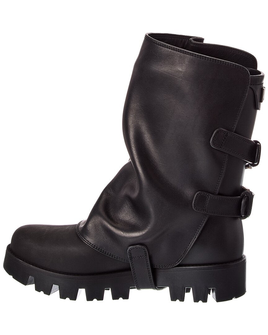 Dolce & Gabbana Dolce & Gabbana Rubber & Leather Bootie