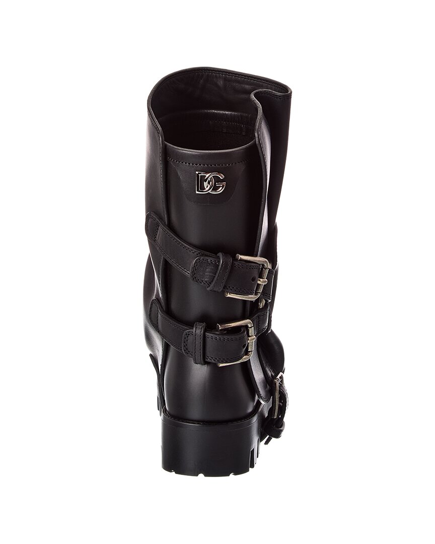 Dolce & Gabbana Dolce & Gabbana Rubber & Leather Bootie