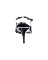 Dolce & Gabbana Dolce & Gabbana Dg Logo Patent Slingback Pump