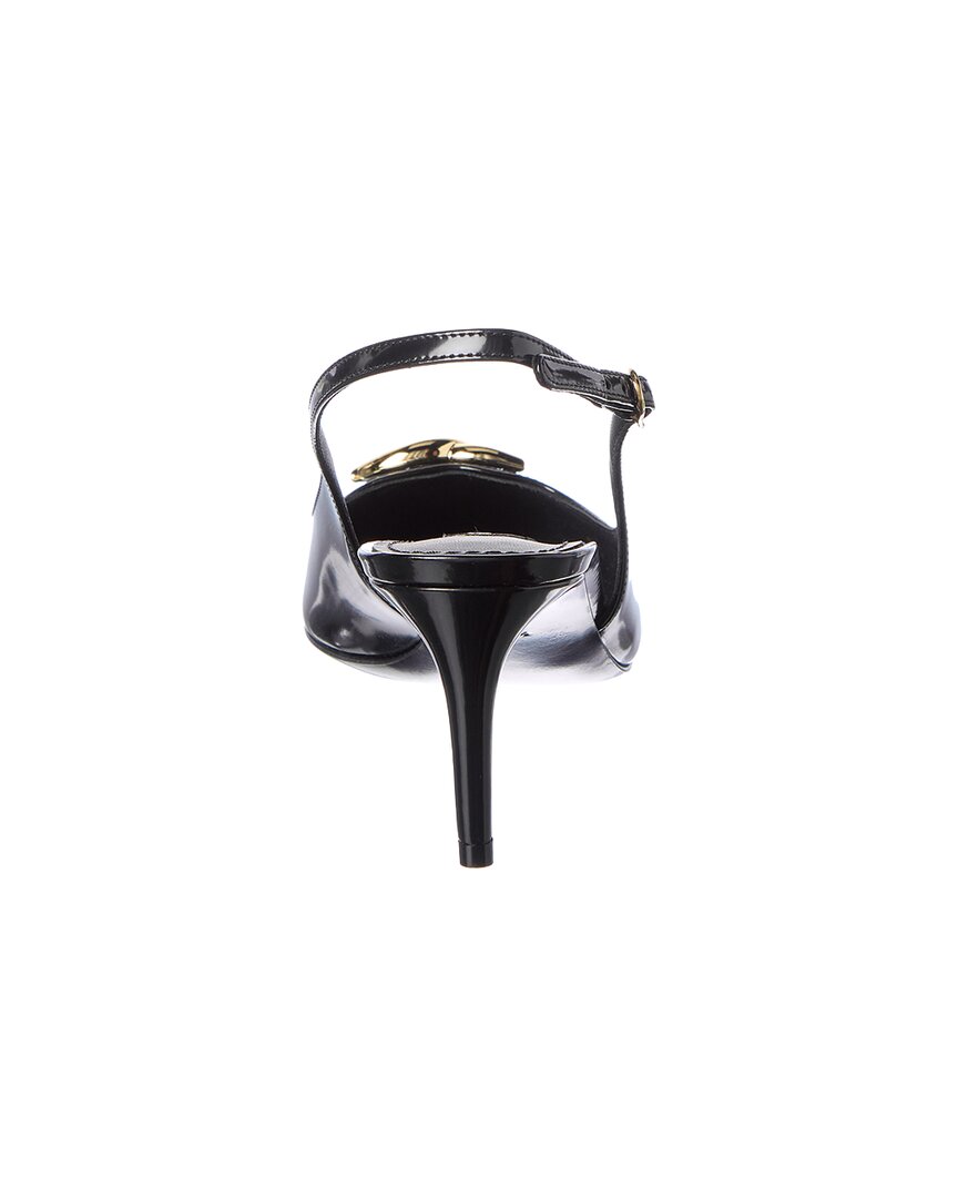 Dolce & Gabbana Dolce & Gabbana Dg Logo Patent Slingback Pump