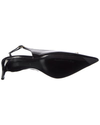 Dolce & Gabbana Dolce & Gabbana Dg Logo Patent Slingback Pump
