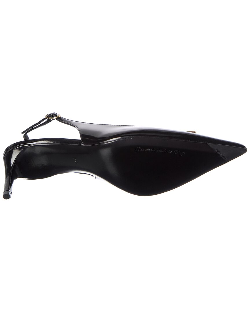 Dolce & Gabbana Dolce & Gabbana Dg Logo Patent Slingback Pump