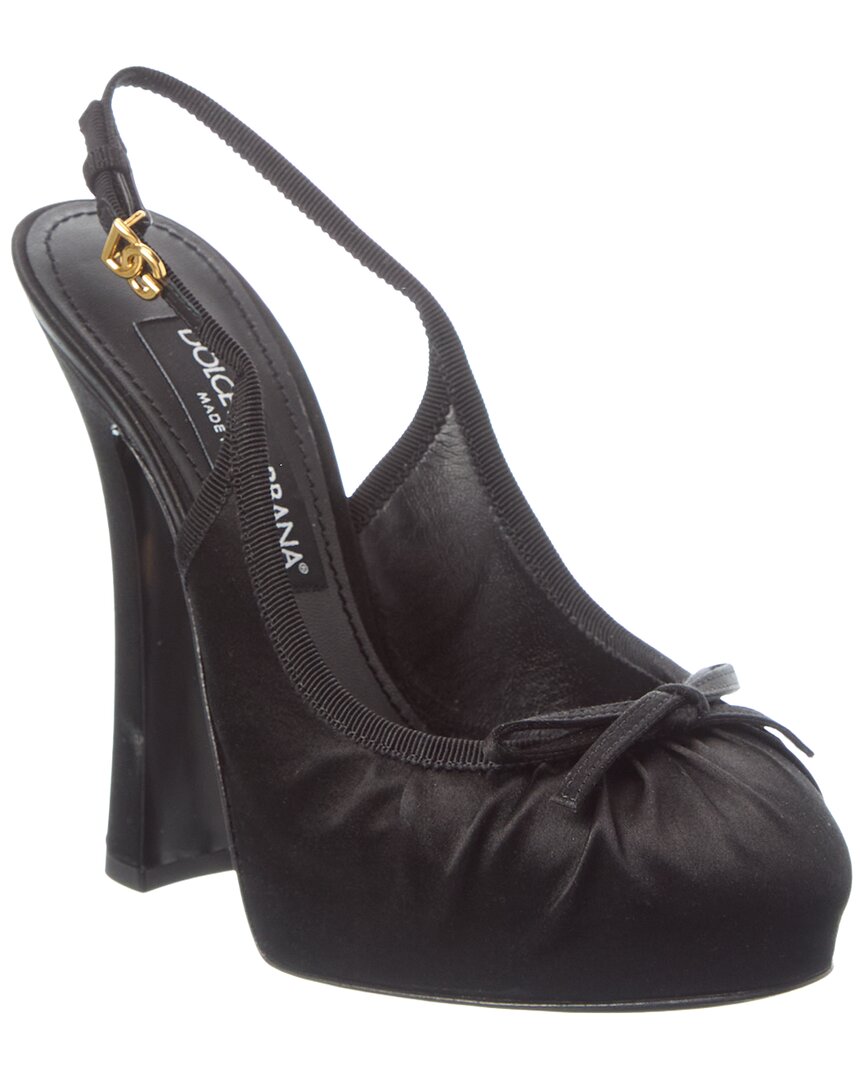 Dolce & Gabbana Dg Satin Slingback Pump