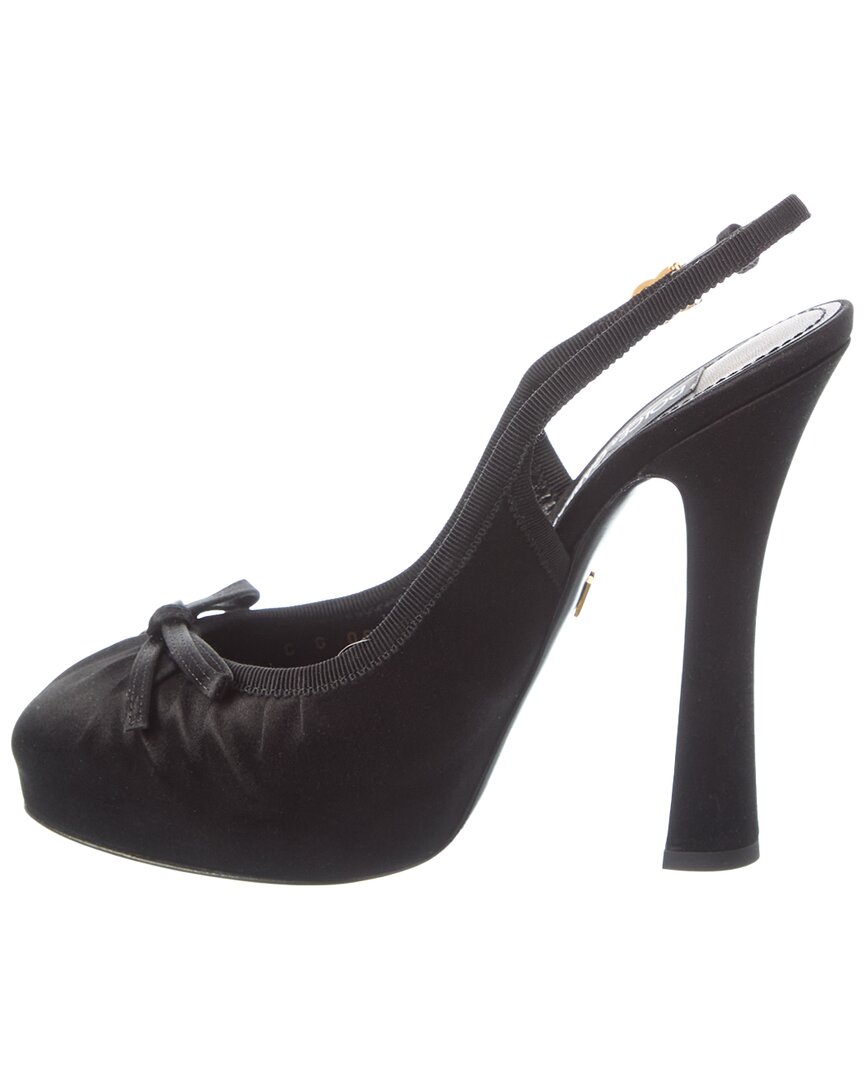 Dolce & Gabbana Dg Satin Slingback Pump