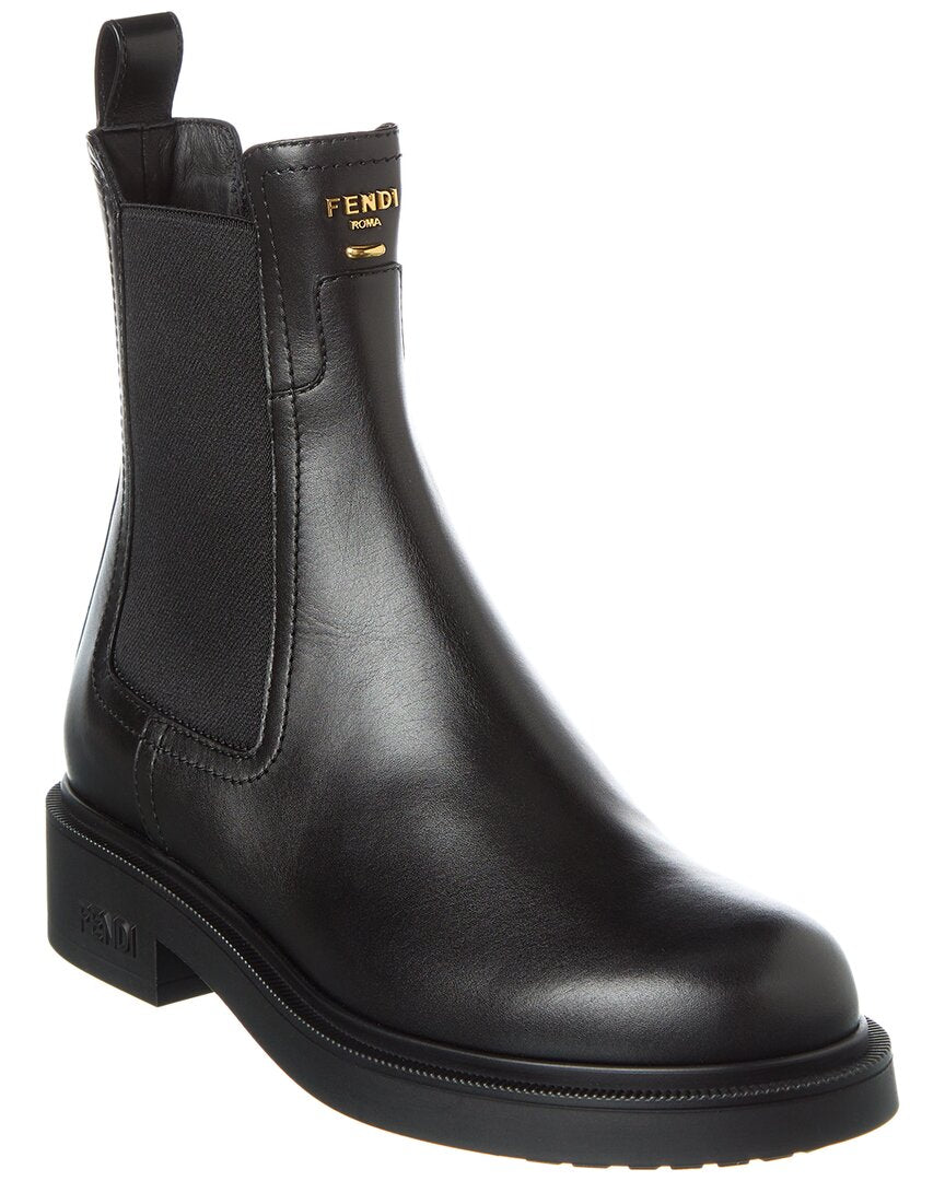 FENDI Fendi Filo Leather Biker Boot