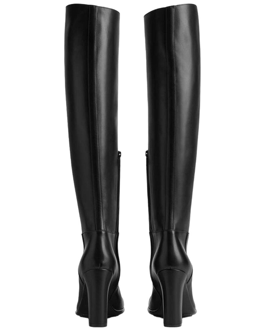 Bottega Veneta Storm High Leather Boot