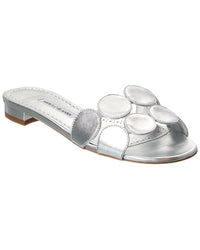 Manolo Blahnik Haribalmu Leather Sandal