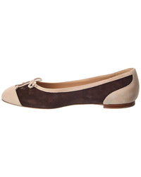 Manolo Blahnik Capbal Suede Flat