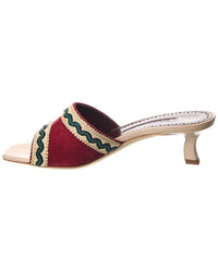 Manolo Blahnik Marebis 50 Suede Sandal