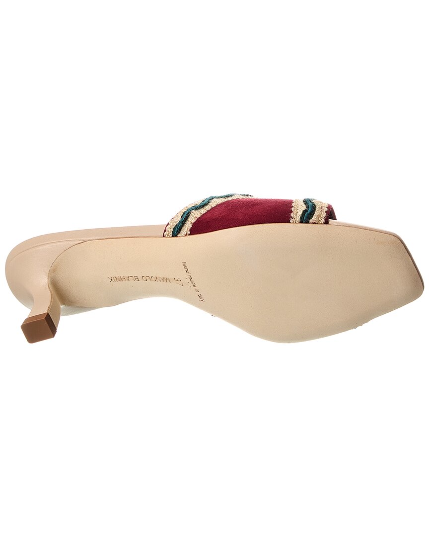 Manolo Blahnik Marebis 50 Suede Sandal