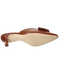 Manolo Blahnik Maysalebi 50 Leather Mule