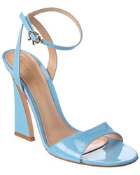 Gianvito Rossi Aura 105 Patent Sandal Blue