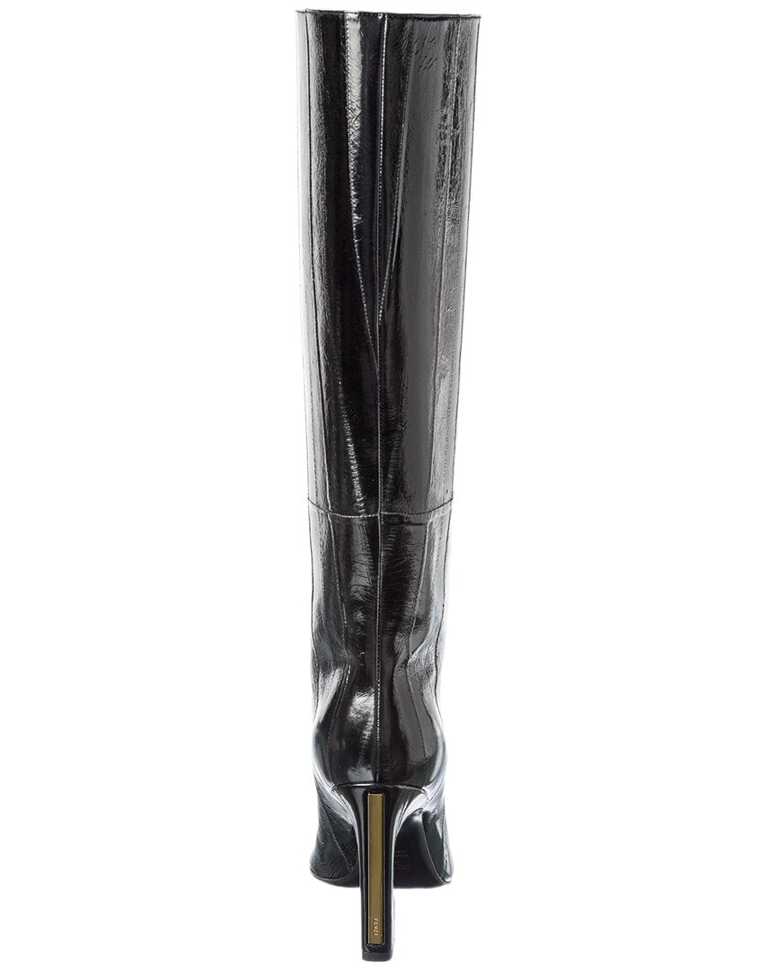 FENDI Fendi Arco Fine Patent Over-The-Knee Boot