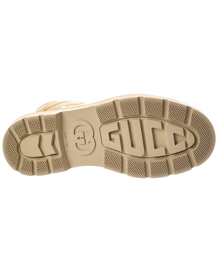 Gucci Gg Web Canvas High-Top Sneaker