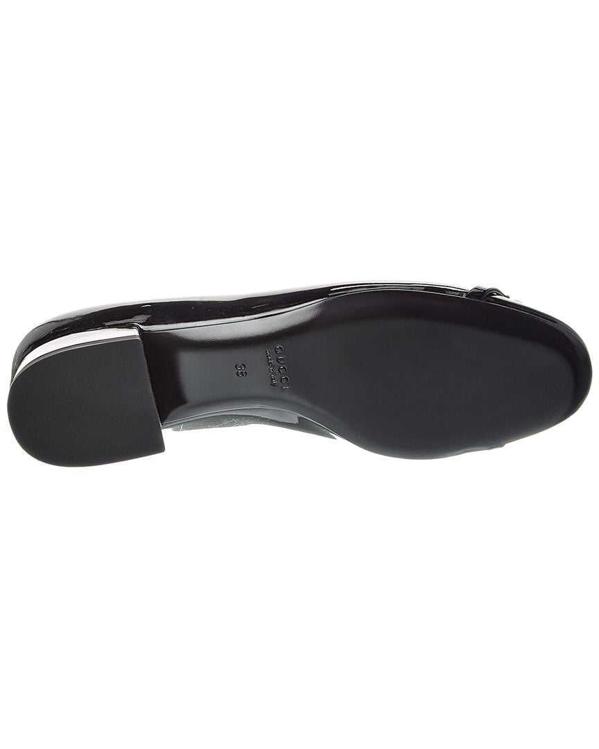Gucci Horsebit Patent Ballet Pump