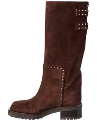 Jimmy Choo Brooklyn 90 Suede Long Boot