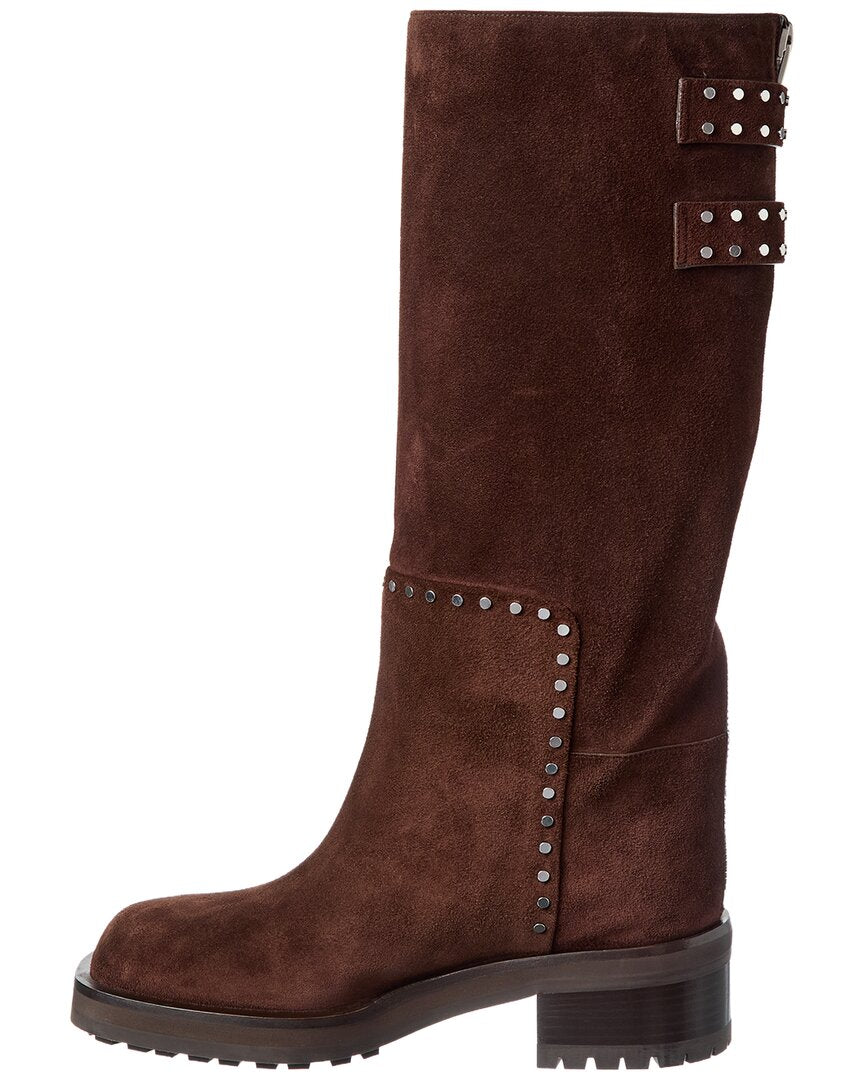 Jimmy Choo Brooklyn 90 Suede Long Boot