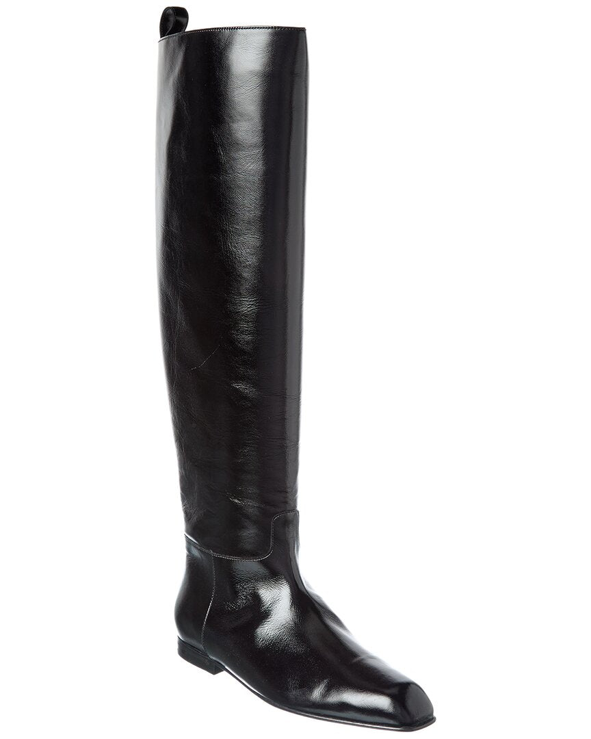 KHAITE Khaite Colt Leather Over-The-Knee Boot