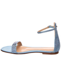 Gianvito Rossi Gianvito Rossi Rhinestone Satin Sandal
