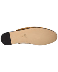 Gucci Horsebit Gg Suede Mule