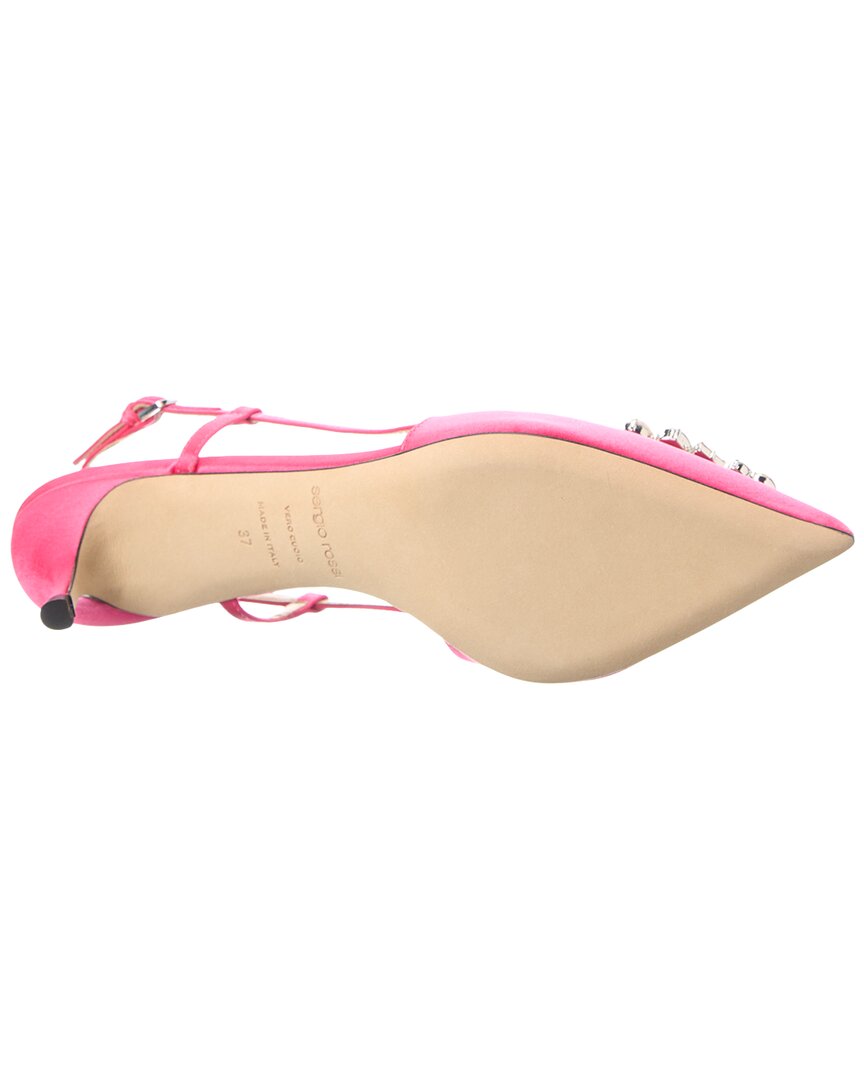 Sergio Rossi Godiva Satin Slingback Pump