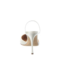 Sergio Rossi Godiva Bridal Satin Pump