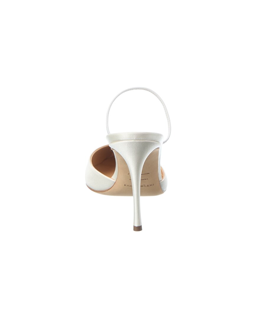 Sergio Rossi Godiva Bridal Satin Pump