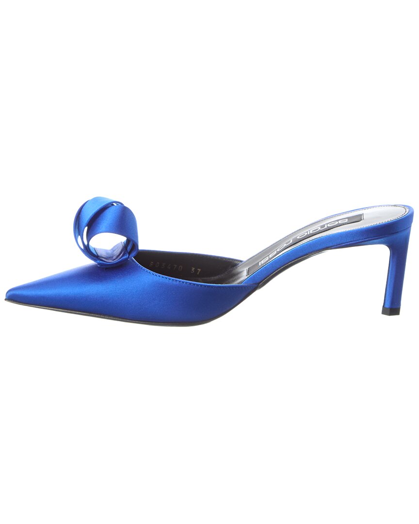 Sergio Rossi Bigoudi Satin Mule
