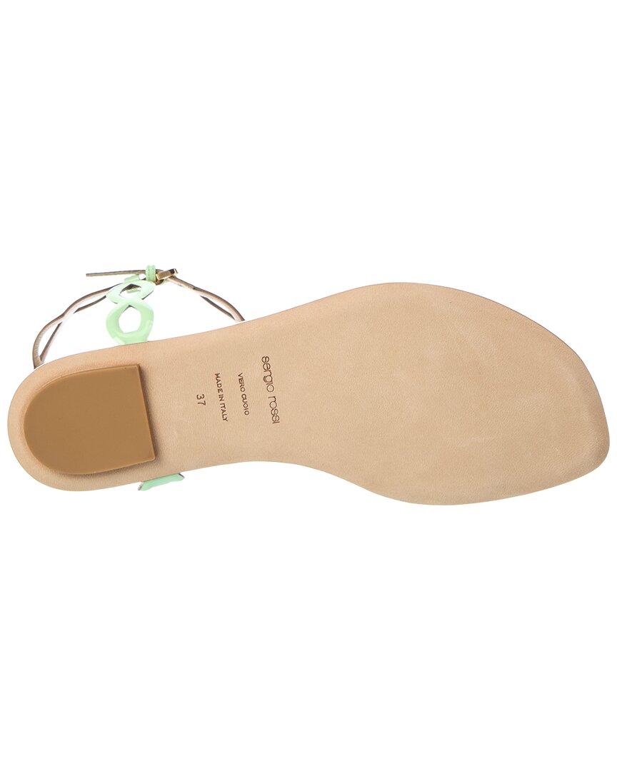 Sergio Rossi Mermaid Patent Sandal