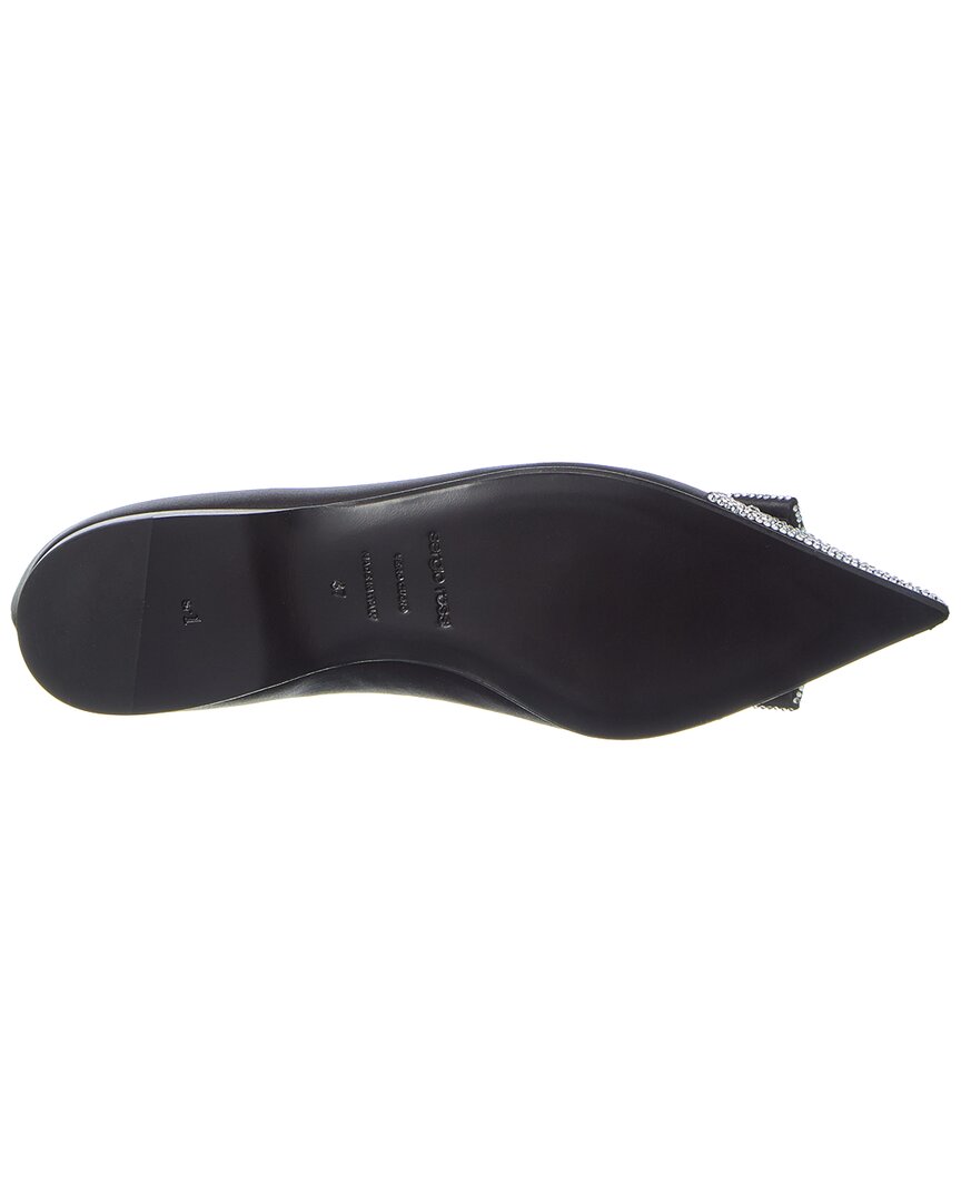 Sergio Rossi Sr1 Satin Flat