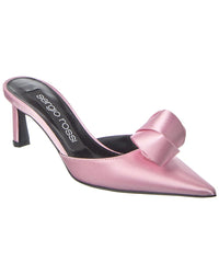 Sergio Rossi Bigoudi Satin Mule