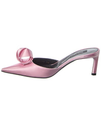 Sergio Rossi Bigoudi Satin Mule