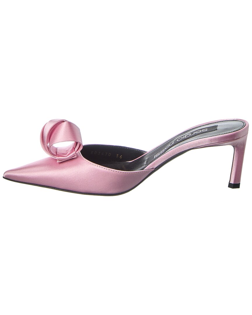 Sergio Rossi Bigoudi Satin Mule