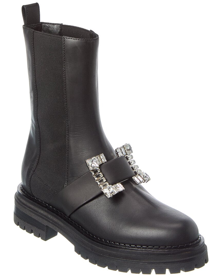 Sergio Rossi Sergio Rossi Biker Prince Leather Boot