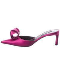 Sergio Rossi Bigoudi Satin Mule