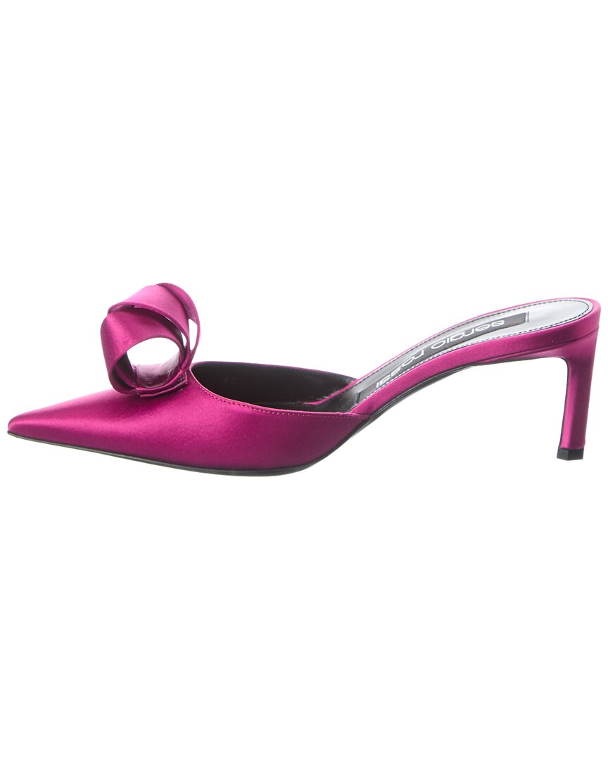 Sergio Rossi Bigoudi Satin Mule