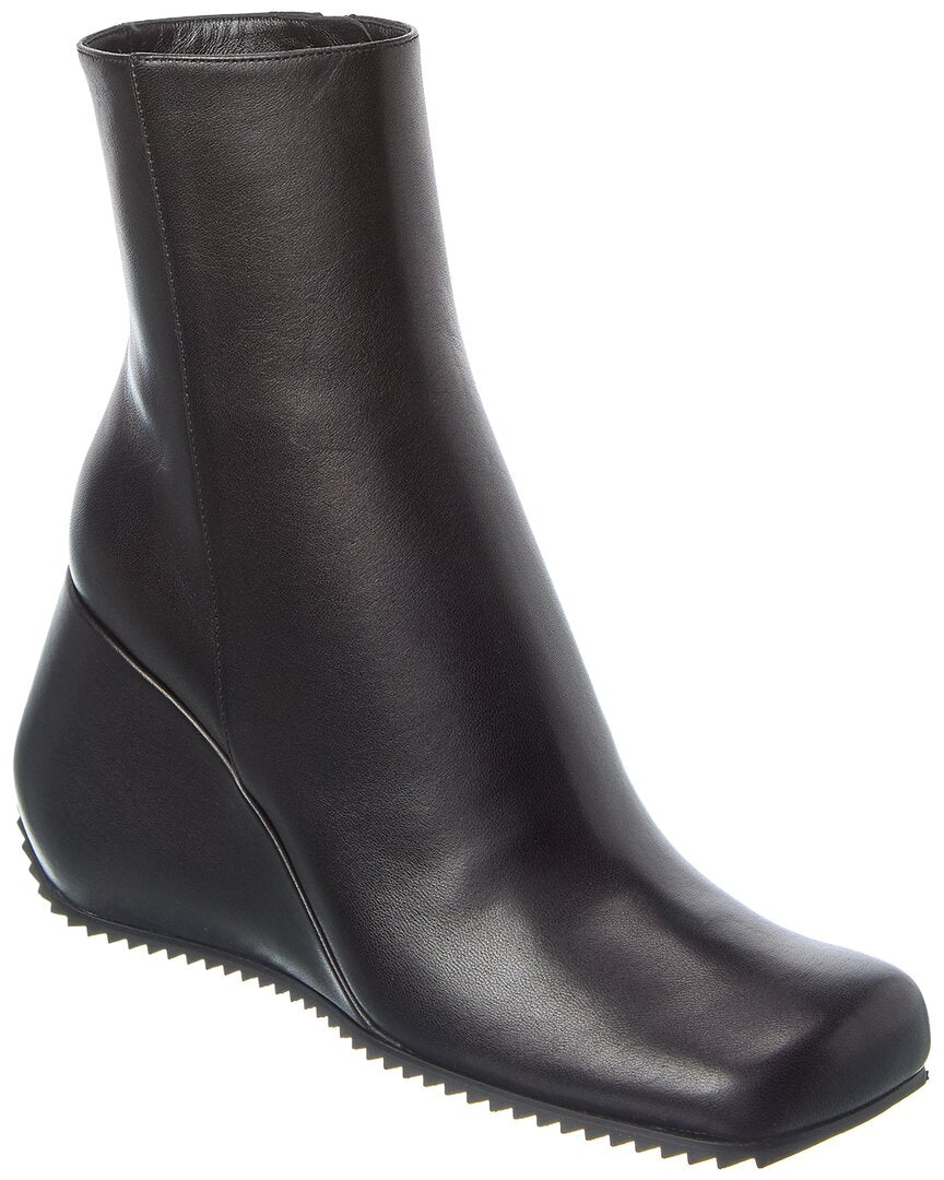 Sergio Rossi Leather Wedge Boot