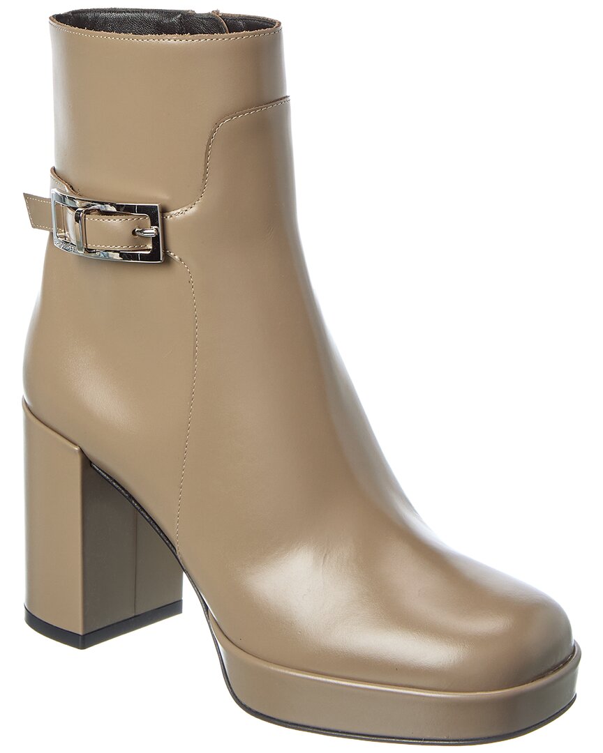 Sergio Rossi Sergio Rossi Nora Leather Platform Boot