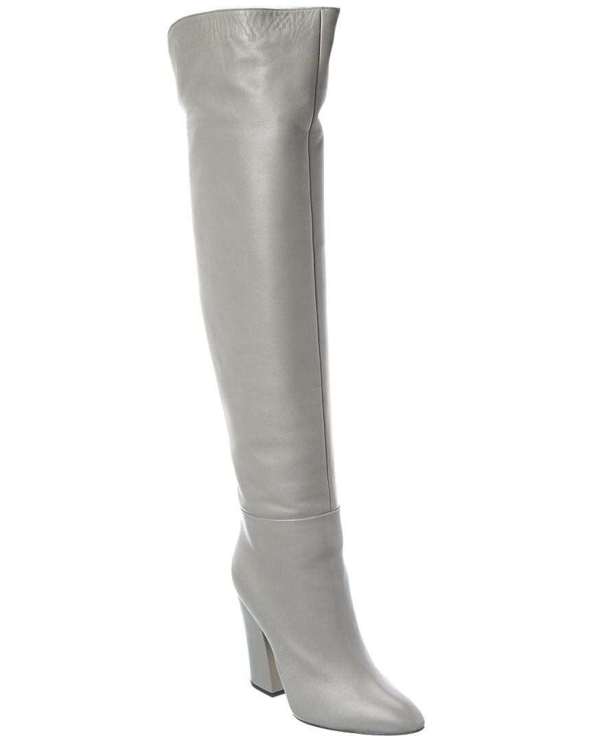 Sergio Rossi Scarlett Leather Over-The-Knee Boot