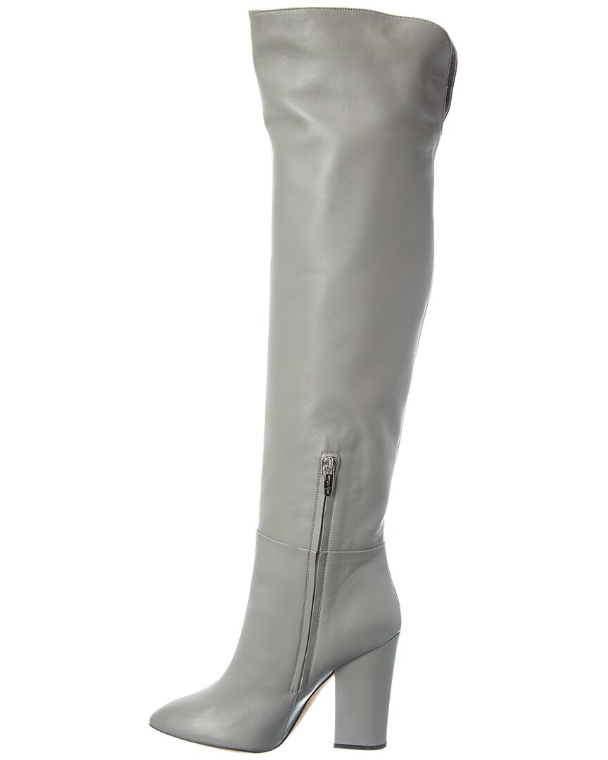Sergio Rossi Scarlett Leather Over-The-Knee Boot
