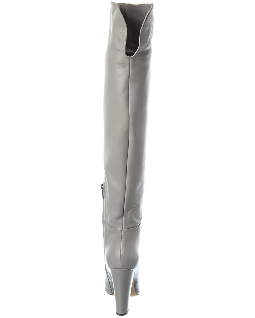 Sergio Rossi Scarlett Leather Over-The-Knee Boot