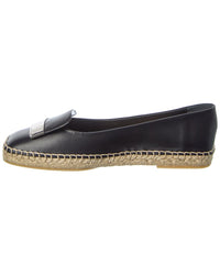 Sergio Rossi Sr1 Leather Espadrille