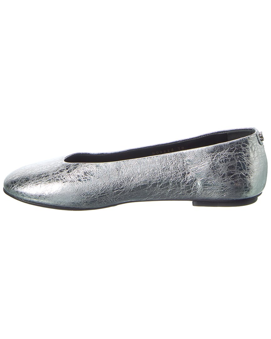 Sergio Rossi Arc Leather Flat