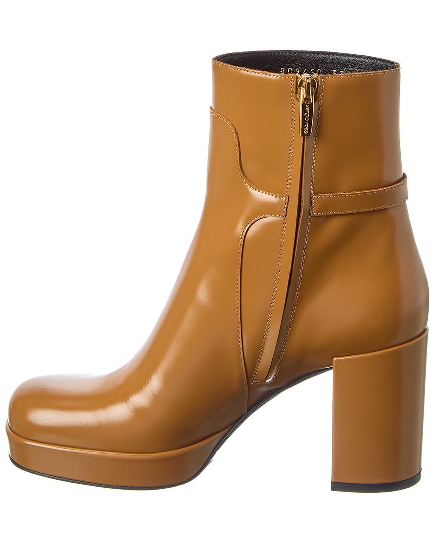 Sergio Rossi Nora Leather Platform Boot