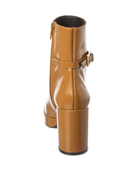 Sergio Rossi Nora Leather Platform Boot