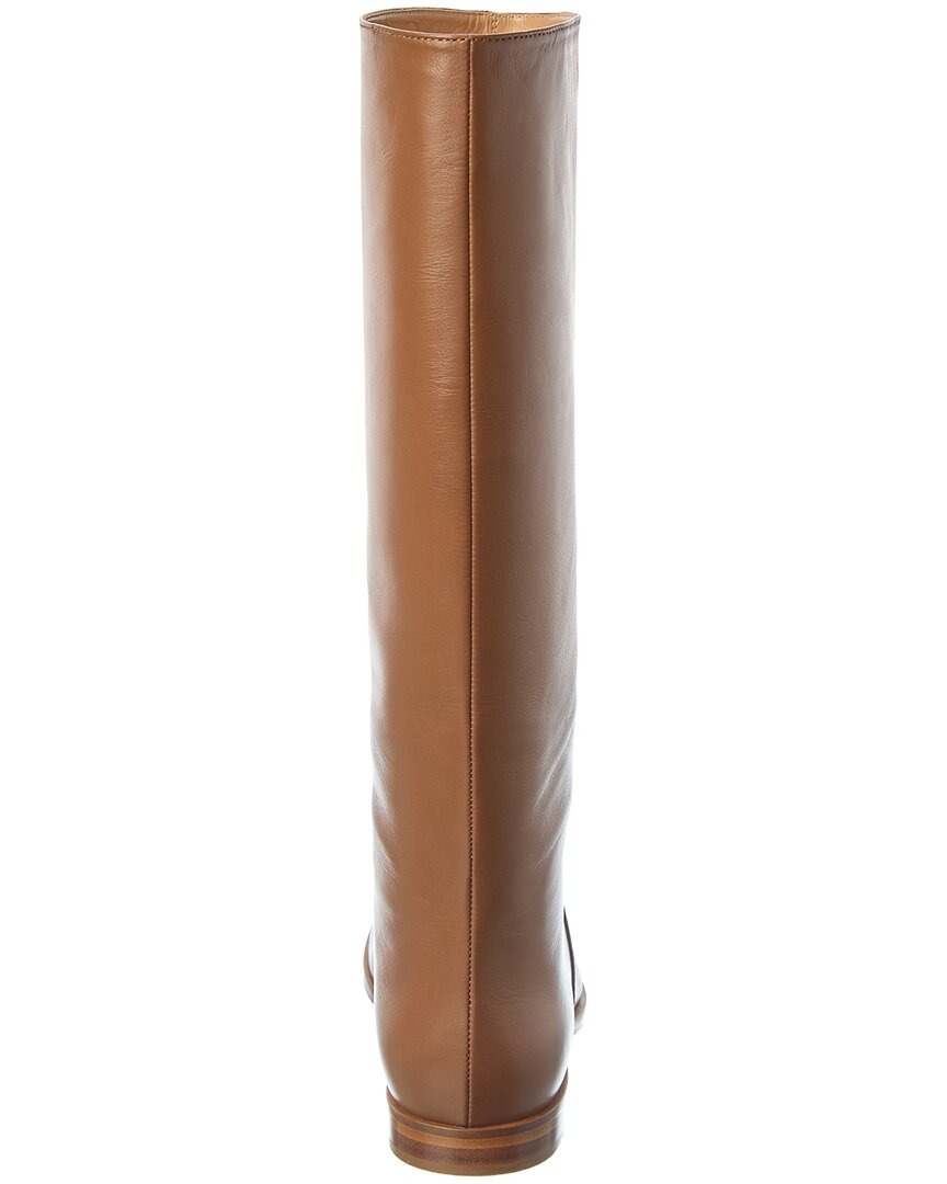 Sergio Rossi Chevallier Leather Knee-High Boot