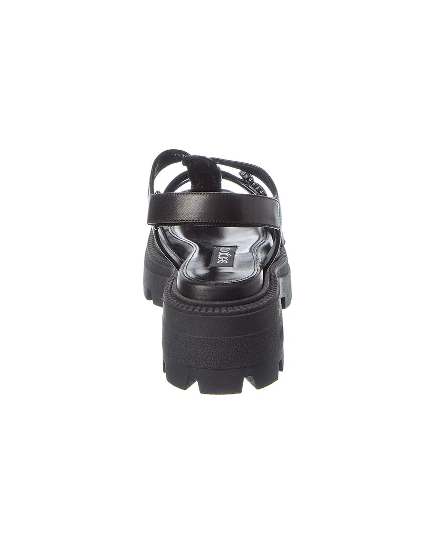 Sergio Rossi Twenty Buckle Leather Sandal